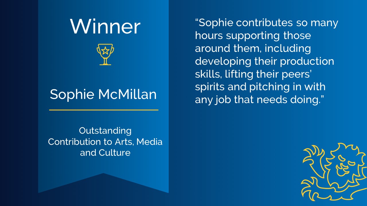 Winner: Sophie McMillan